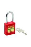 75mm Red Safety Lockout | Industrial Energy Isolation | Uniform Safety Signs