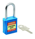 75mm Blue Safety Lockout | Industrial Energy Isolation | Uniform Safety Signs