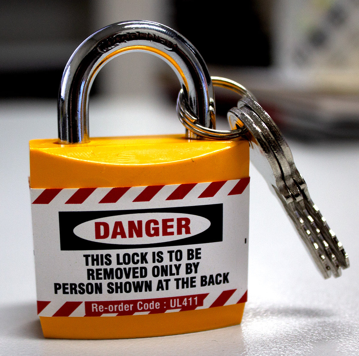 25mm Economy Safety Padlock | Site Lockout | Uniform Safety Signs