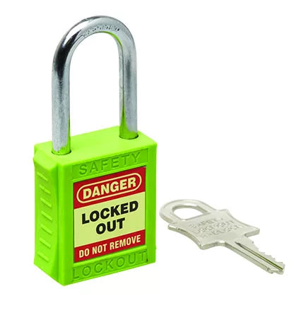 75mm Green Safety Lockout | Industrial Energy Isolation | Uniform Safety Signs