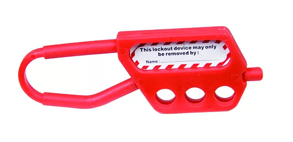 3 Hole Nylon Lockout Hasp | Industrial Energy Isolation | Uniform Safety Signs