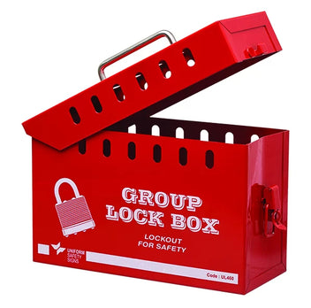 12 Lock Group Lock Box | Industrial Site Safety | Uniform Safety Signs
