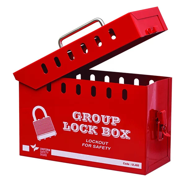 12 Lock Group Lock Box | Industrial Site Safety | Uniform Safety Signs