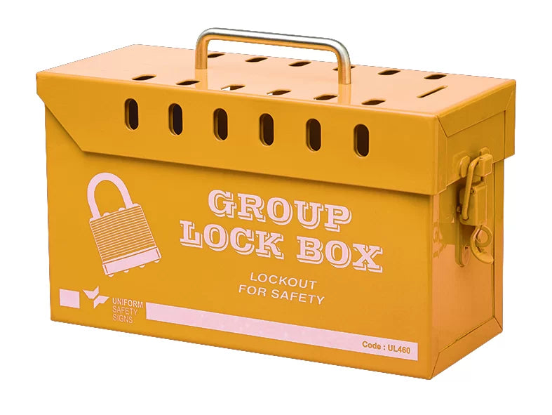 12 Hole Group Lock Box | Industrial Site Safety | Uniform Safety Signs