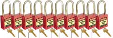 42mm Keyed Alike Safety Padlocks | Industrial Lockout | Uniform Safety Signs