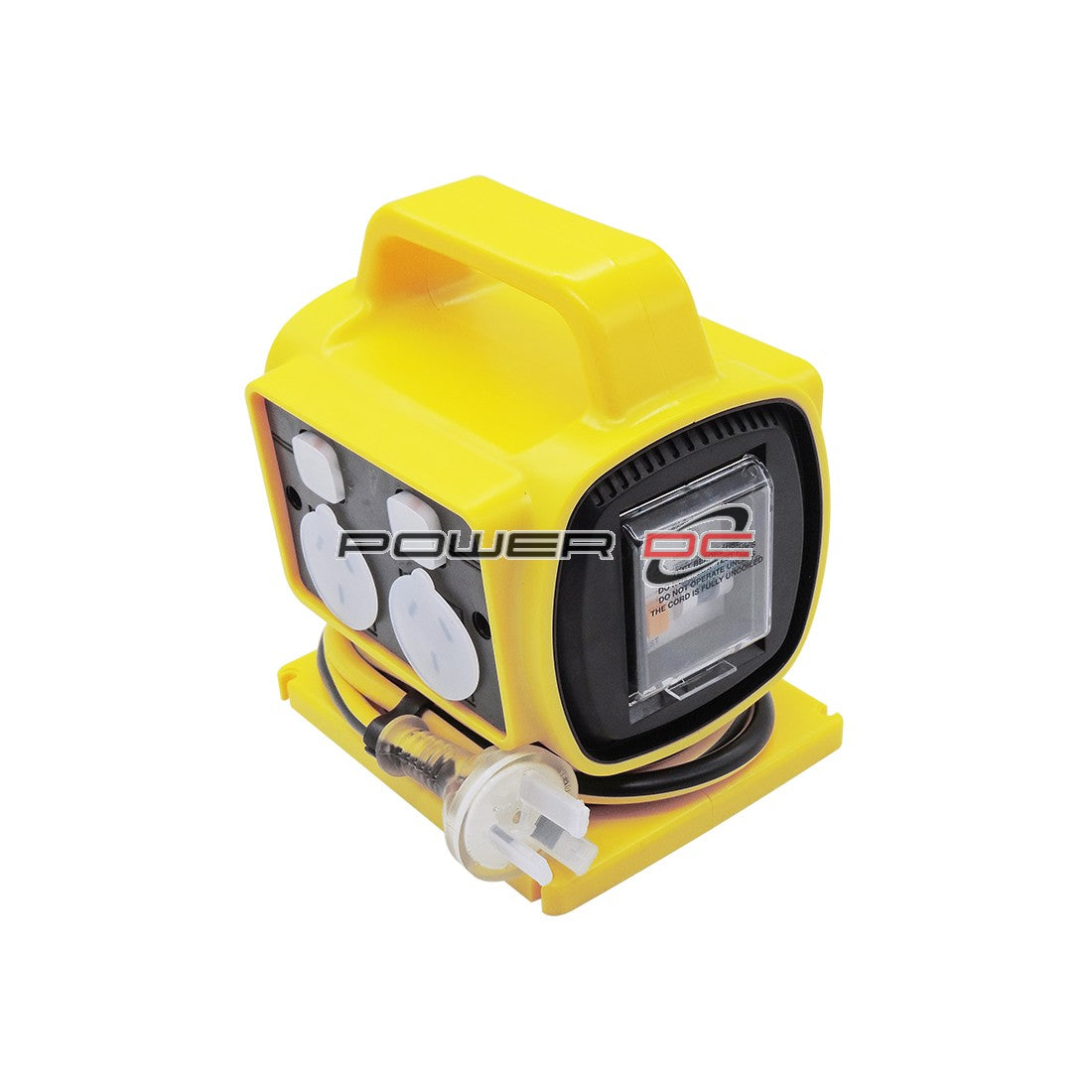 Ultracharge 10 A Portable RCD Power Block | 4 Outlets
