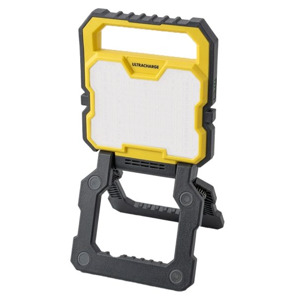 Ultracharge Rechargeable LED Work Light | 2000 Lumen Swivel Stand