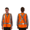 Fluro Safety X Back Taped Vest - view 1