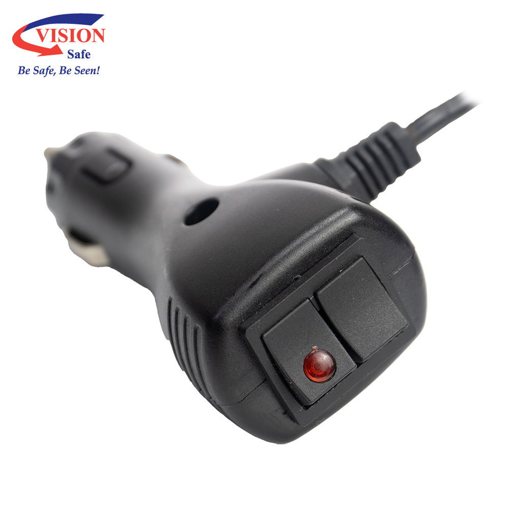 Tough LED Amber Beacon with Magnetic Base 12-24VDC | Vision Safe, view 4