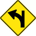 600x600mm Aluminium Side Road Sign | Roadworks | Uniform Safety Signs