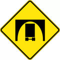 600x600mm Narrow Underpass Sign | Roadworks | Uniform Safety Signs