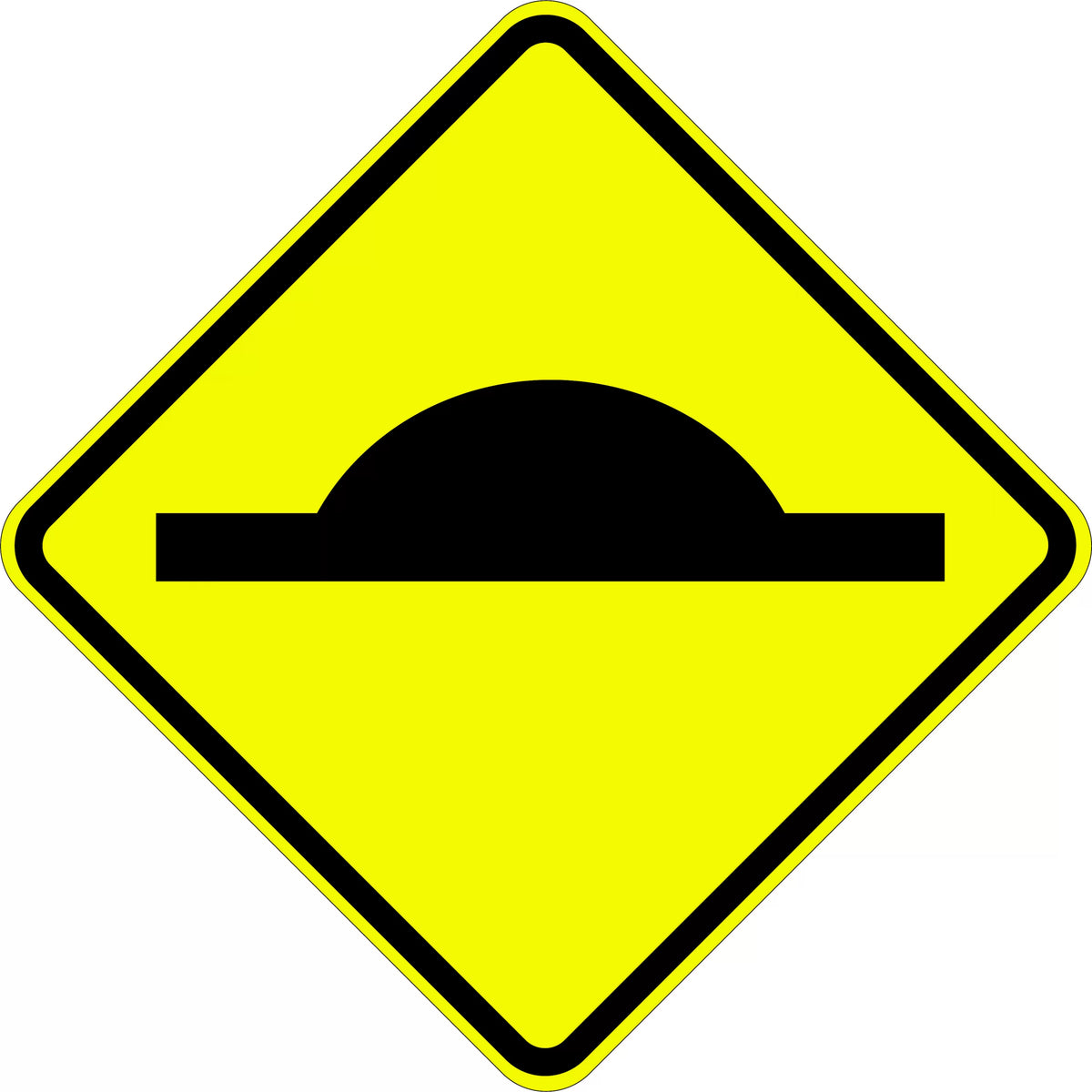750x750mm Speed Hump Sign | Road & Traffic Safety | Uniform Safety Signs
