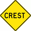 750x750mm Aluminium Crest Sign | Roadwork Zones | Uniform Safety Signs