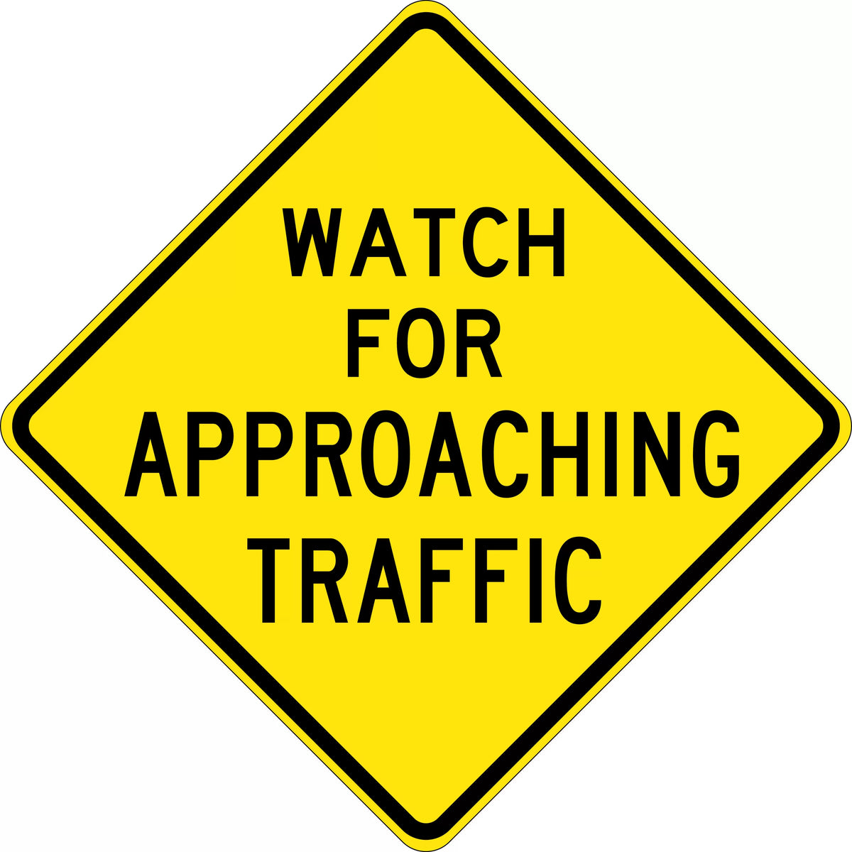 Watch 750x750mm Aluminium Traffic Sign | Roadworks | Uniform Safety Signs