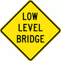 Aluminium Low Level Bridge Sign | Roadworks | Uniform Safety Signs