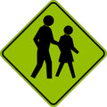 750x750mm Pedestrian Symbol | Site Traffic Management | Uniform Safety Signs