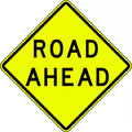 Aluminium Road Ahead Sign | Roadworks & Traffic Control | Uniform Safety Signs