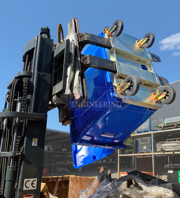130.00 x 78.00 cm Plastic Bin | Industrial Waste Management | East West Engineering, view 3