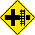 Class 1 Aluminium Train Crossing Sign | Rail Intersections | Uniform Safety Signs
