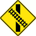 750mm Aluminium Train Crossing Sign | Rail Crossings | Uniform Safety Signs