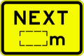 Aluminium Next Sign | Roadworks and Traffic Control | Uniform Safety Signs