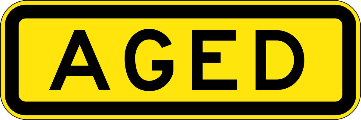 900x300mm Aluminium Aged Sign | Road Safety | Uniform Safety Signs