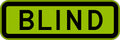 900x300mm Blind Sign | Roadwork Zones | Uniform Safety Signs