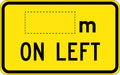 800x500mm Aluminium Directional Sign | Roadworks | Uniform Safety Signs