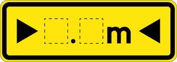 1000x350mm Clearance Marker | Overhead Height Warnings | Uniform Safety Signs