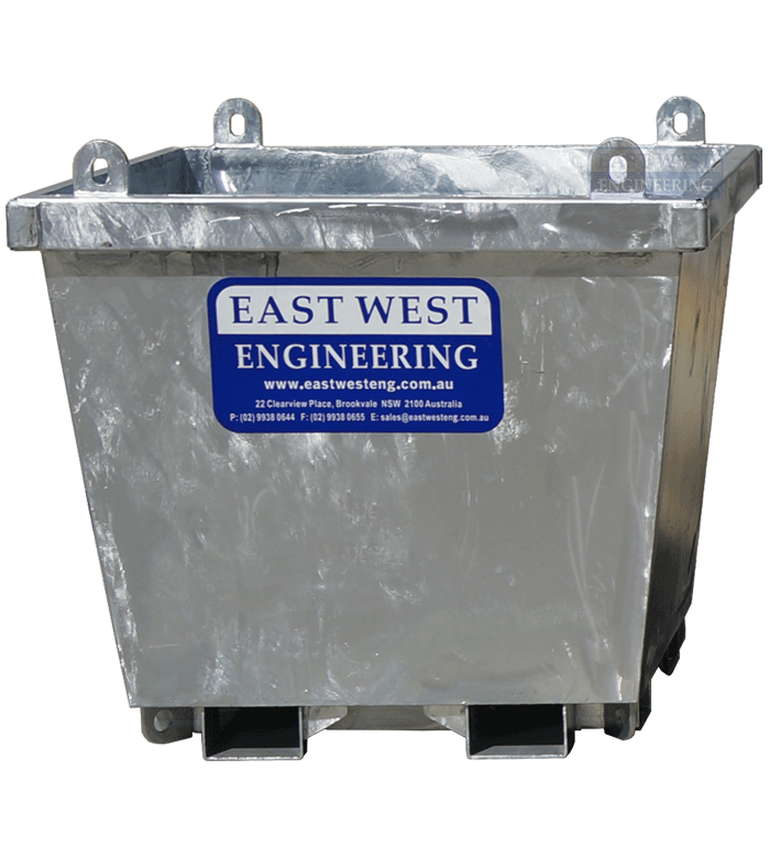 116.00 x 116.00 cm Crane Bin | Construction Site Materials | East West Engineering