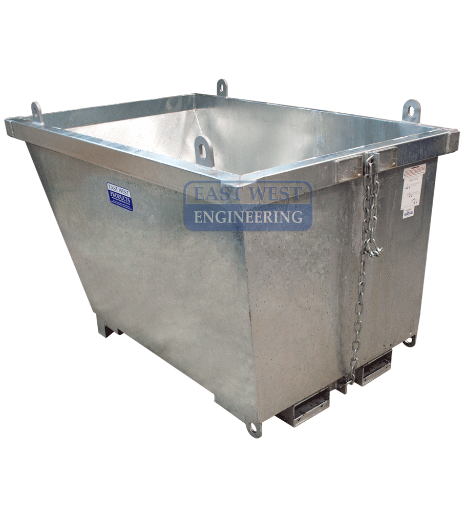 1500 kg Capacity Self Dumping Bin | Industrial Waste | East West Engineering