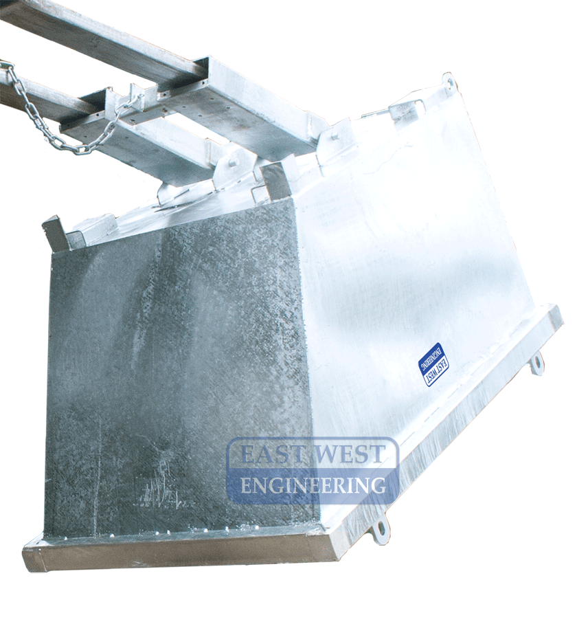 1500 kg Capacity Self Dumping Bin | Industrial Waste | East West Engineering, view 2