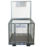 Forklift Work Platform - Mesh Panels Flatpack | Team Systems