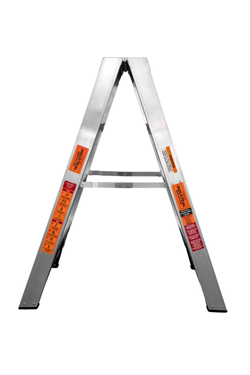 4 Step 180kg Load Rating Twin Step Ladder | Staruiju, view 2