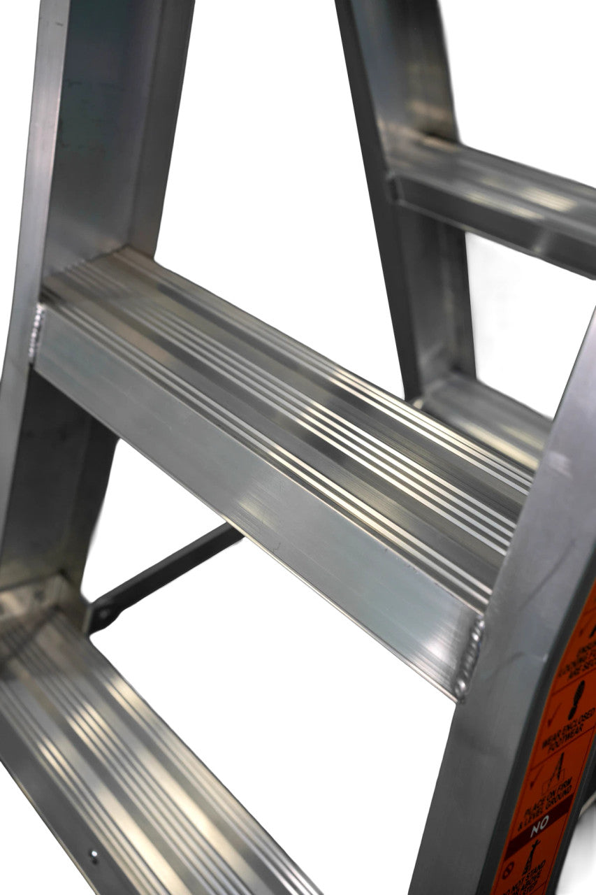 3 Step 180kg Load Rating Twin Step Ladder | Staruiju, view 5