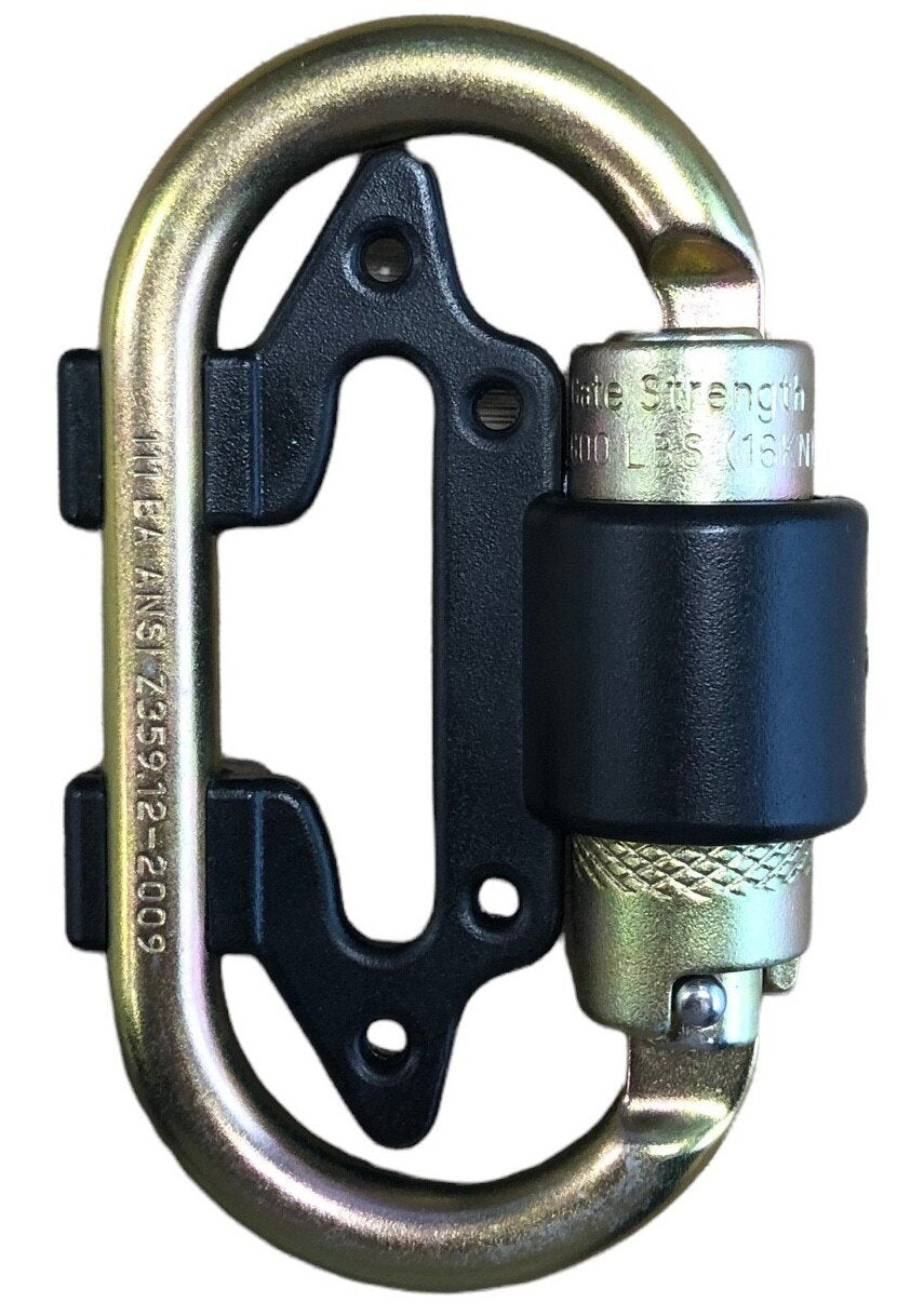 Twin Retractable Lanyard Karabiner Connector - view 2