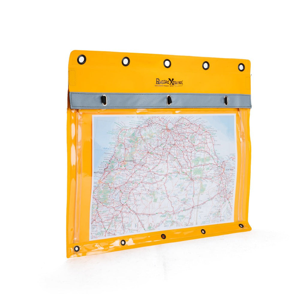 Rugged Xtremes A3 DOCUMENT / MAP POUCH LANDSCAPE 540w x 450h x (Expands to 40mm) FULLY WELDED AND LOCKABLE