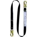 Adjustable Lanyard with Energy Absorber and Scaff Hooks - Lanyards