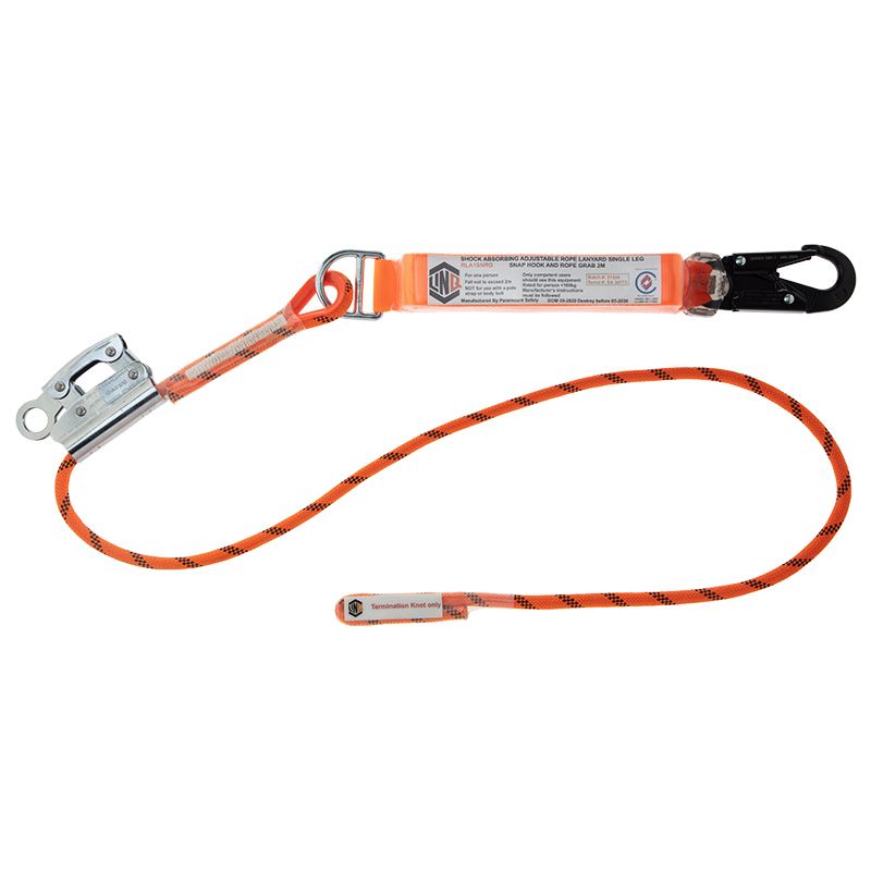 Adjustable Shock Absorb Lanyard - Lanyards
