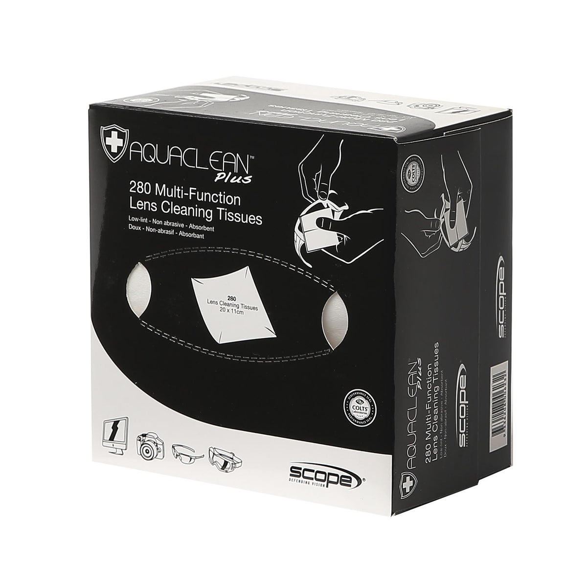 Aqua Clean Plus Re-Fill Tissue Box - Eye Protection