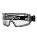 Atomic Crystal Grey Frame Clear Lens Safety Goggles - Eye Protection
