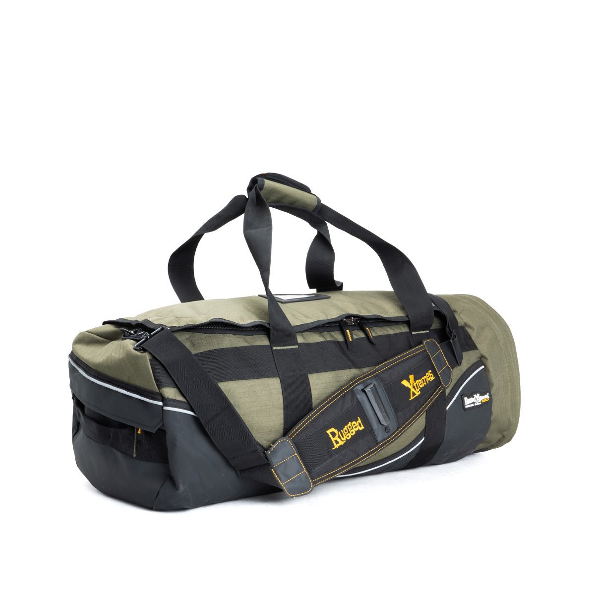 Rugged Xtremes DUFFLE CANVAS MED 750 x 330mm GREEN/BLACK PCC 64L 1.55kg