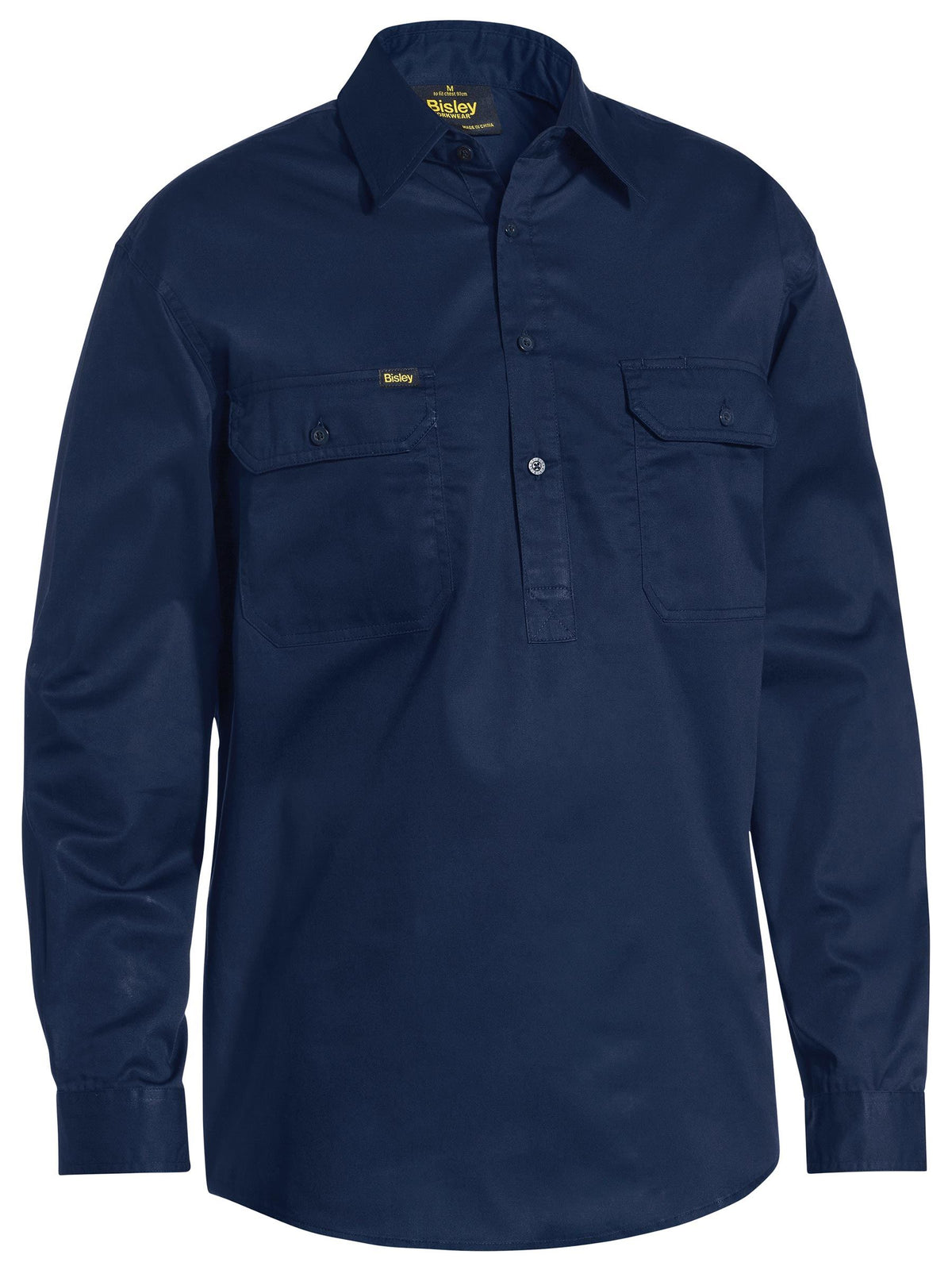 Closed Front Cool Lightweight Drill Shirt - Men's
