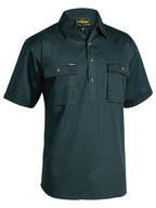 Closed Front Cotton Drill Shirt - Men's