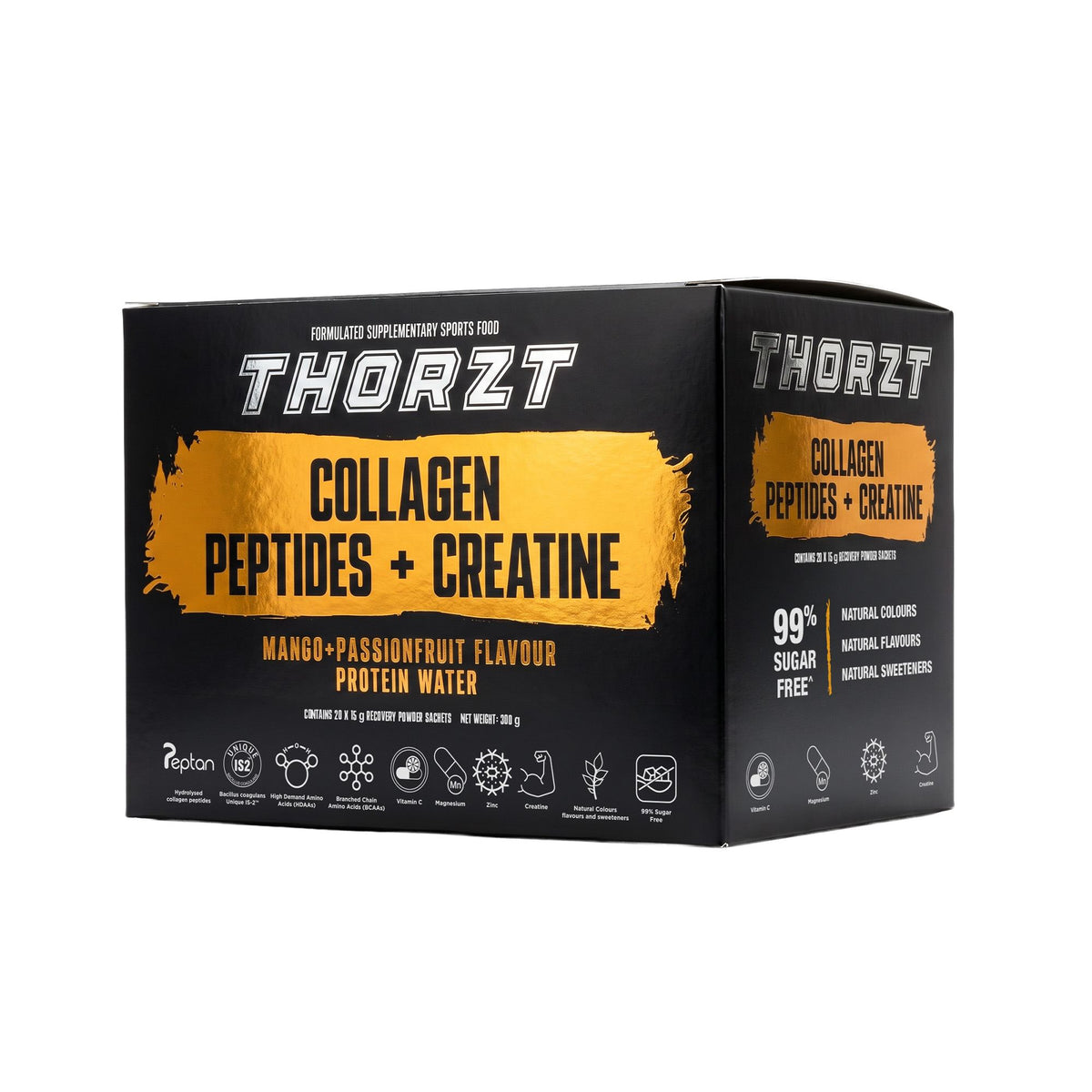 Collagen Peptides + Creatine Protein Water - Recovery