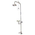 Combination 304SS Shower With Eye Wash Bowl And Foot Treadle - Emergency Showers & Eyewash