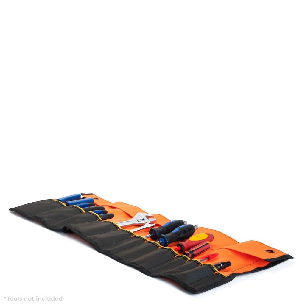 Rugged Xtremes COMPACT TOOL ROLL PVC 720 x 300mm ORANGE