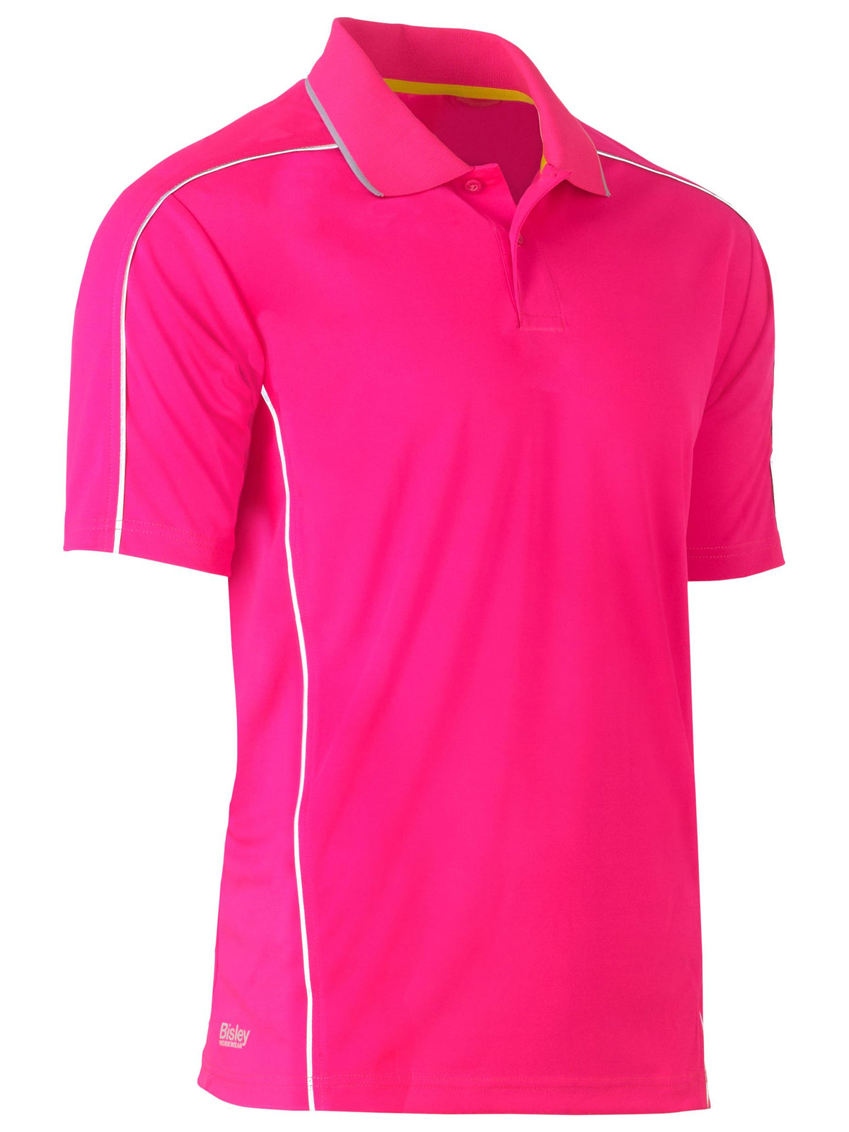 Cool Mesh Polo with Reflective Piping - Men's