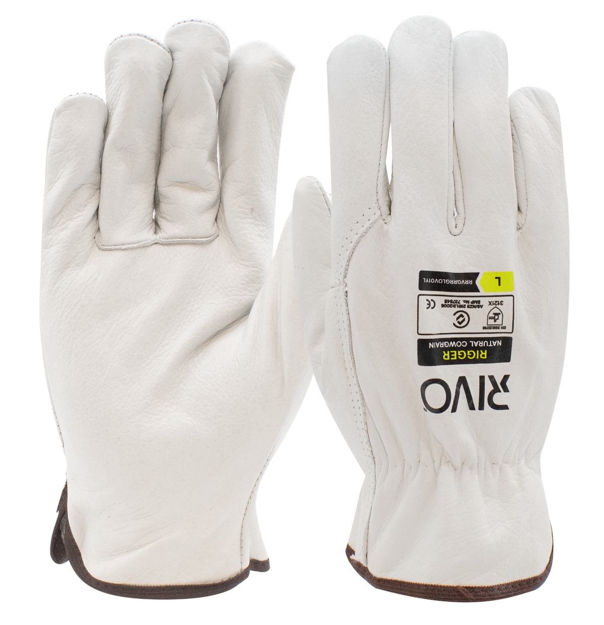 Cow Grain Leather Riggers Gloves | Wing Thumb