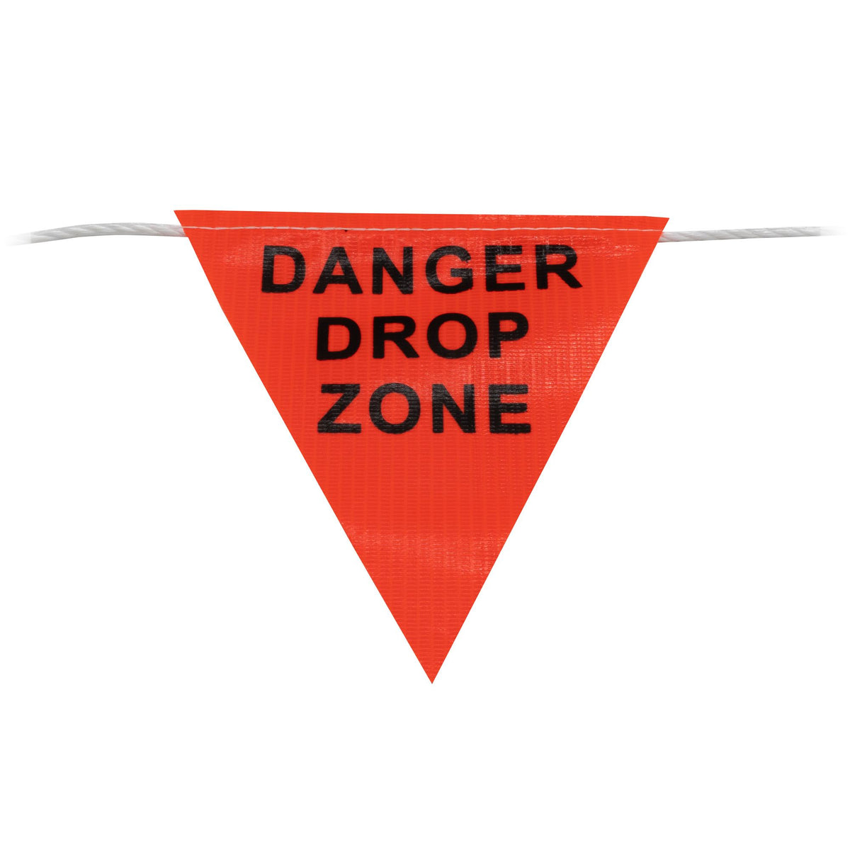 Danger Drop Zone Bunting - Site Safety